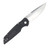 Pro Tech TR-3 Integrity Thumbstud Manual Folder Relic Textured Black Handle Machine Satin Magnacut Blade INT1105-LTD