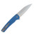 Pro Tech Malibu Folding Knife Solid Blue Aluminum Handle Stonewash Magnacut Blade PT5301-BLUE