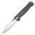 Boker Plus Atlas Backlock Clip Point TS Folding Knife Black SS Handle D2 Blade