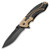 Boker Plus Advance Desert Pro Folding Knife Black-Tan FRP Handle 440C Blade BK01BP0056
