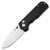Boker Plus Rockstub Black Aluminum Folding Knife 440B Drop Point Blade BK01BP0050