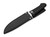 Boker Plus Sledgedog Fixed Blade Black TPR Handle 440B Drop Point Blade BK02BP0015