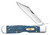Case XX Blue Sycamore Wood Cheetah Cub Locking Folding Knife CA63738