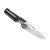 Kizer Serpentine Folding Knife Titanium & Carbon Fiber Handle Elmax Drop Point Blade KI3759FDA1