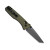 Kizer Aegis T Folding Knife Olive Green G-10 Handle Gray SW AEB-L Tanto Blade V3774CTA2