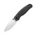 Kizer Phoca CD Folding Knife Black Norplex Ultrex Micarta Handle Satin 14C28N Drop Point Blade V3781CDA1