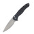 CIVIVI Button Lock Kitefin Black Aluminum Handle Satin Finished 14C28N Blade C24091-1