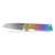 Vosteed Parallel Crossbar Lock Folding Knife Rainbow Titanium Handle SW S35VN Blade A3508