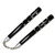12in Wooden Studded Black Nunchaku DBHP1001ST
