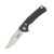 Elite Tactical The Chaser Button Lock Folding Knife Satin D2/Black G-10 MCETFDR006