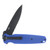 Hardcore Hardware Covert Folder/Blue G-10/ S35VN Spear Point Black PVD Blade COVERT01BLUEBLK