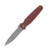 Hardcore Hardware Covert Folder/Red G-10/ S35VN Spear Point Bead Blast Blade COVERT01REDBB