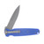 Hardcore Hardware Covert Folder/Blue G-10/ S35VN Spear Point Bead Blast Blade COVERT01BLUEBB