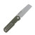 Vero Engineering Avid 2 Folding Knife Stonewash S45VN/OD Green G-10 VEROAVID2SWOD