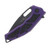 Heretic Medusa Manual Folder TE DLC Standard Purple Chassis with Tactical Hardware H009-6A-PU
