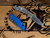 Hinderer XM-18 3.25in Tri-Way Folding Knife SW Blue G-10 S45VN Spear Point Blade KXM325SPESWBL