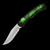 CIVIVI SMKW Exclusive Clingman Folder Glow In The Dark Brown Burlap Micarta C23065-5