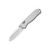 Kizer Drop Bear Zero Folding Knife Satin M390 Drop Point/Light Gray Aluminum KI3619BDA4