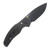 Kizer C01C 2.9 CD Folding Knife Brown Richlite Handle Black PVD Coated Nitro V Drop Point Blade V3488.29CDA2