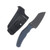 Kizer Bulldog Fixed Gray G-10 Handle Gray Stonewashed 14C28N Sheepsfoot Blade 1116A1