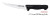 Cangshan Essentials 6in Curved Stiff Boning Kitchen Knife Black Handle