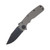 Demko Shark-Cub Stealth Folding Knife DLC 20CV Clip Point/Artillery Gray SC-STEALTH-20CVDLC-ARTILLERY GREY-CP