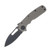 Demko Shark-Cub Stealth Folding Knife DLC 20CV Shark Slicer/Artillery Gray SC-STEALTH-20CVDLC-ARTILLERY GREY-SS