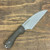 Bradford 3D G3 Wharnie Fixed Blade Knife Stonewash MagnaCut/OD Green Burlap Micarta BRAD3510