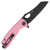 Honey Badger Small Wharncleaver Folding Knife Pink G-10 Handle Black DLC 8CR13MOV Blade Limited Edition HB1378