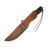 Elk Ridge Fixed Blade Knife 5" Blade Wood Handle MCER20024DM