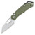 SRM Cub 261M-GP2 Green 2.87in Plain Bead Blasted Wharncliffe 1