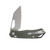 SRM Cub 261M-GP2 Green 2.87in Plain Bead Blasted Wharncliffe SRM-261M-GP2