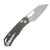 SRM Cub 261M-GP2 Green 2.87in Plain Bead Blasted Wharncliffe SRM-261M-GP2