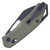 SRM Cub 261M-GP OD Green 2.87in Plain Black PVD Wharncliffe 2SRM Cub 261M-GP OD Green 2.87in Plain Black PVD Wharncliffe