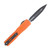 Microtech Ultratech GEN IV OTF Auto D/E Black Standard Blade Orange Aluminum Handle AUMT112241OR