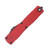 Microtech Ultratech GEN IV OTF Auto D/E Black Standard Blade Red Aluminum Handle AUMT112241RD