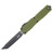 Microtech Ultratech GEN IV OTF Auto T/E Black Standard Blade OD Green Handle AUMT112341OD