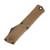 Microtech Combat Troodon GEN III OTF Auto T/E Black Part Serrate Blade Tan Handle AUMT11442TA