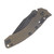Marfione Amphibian RAM-LOK Folding Knife DLC Stonewash/Antique Bronze Anodized Frag Titanium with DLC Double Vapor Blast Hardware MT137RL1DLCTFRMS1