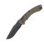 Marfione Amphibian RAM-LOK Folding Knife DLC Stonewash/Antique Bronze Anodized Frag Titanium with DLC Double Vapor Blast Hardware MT137RL1DLCTFRMS1