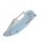 Marfione Stitch RAM-LOK Folding Knife Stonewash Standard EdgeIce Blue Frag Pattern Titanium MT169RL10FRMS6 