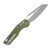 Microtech MSI S/E Folding Knife OD Green Aluminum - Apocalyptic Blade MT21010APOD