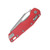 Microtech MSI S/E Folding Knife Red Aluminum - Apocalyptic Blade MT21010APRD