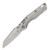 Marfione MSI Mini Crossbar Lock Folding Knife Stonewash M390MK/Stonewash Slab Side Titanium with Bronze Titanium and Double Vapor Blast Hardware MT210M10MS2
