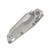 Marfione MSI Mini Crossbar Lock Folding Knife Stonewash M390MK/Stonewash Slab Side Titanium with Bronze Titanium and Double Vapor Blast Hardware MT210M10MS2