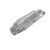 Marfione MSI Mini Crossbar Lock Folding Knife Partially Serrated Stonewash M390MK/Side Slab Stonewash Titanium with Blue Titanium and Double Vapor Blast Hardware MT210M11MS3