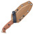 TOPS M-PAT Fixed Blade Survival Knife Tan 4.88in Coyote Clip Point