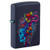 Zippo Skull Design Multi Color Hat Navy Matte ZP46958