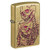 Zippo Love Skulls Design Street Brass ZP47149