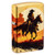 Zippo Cowboy on Horse 540 Design Tumbled Brass ZP47143